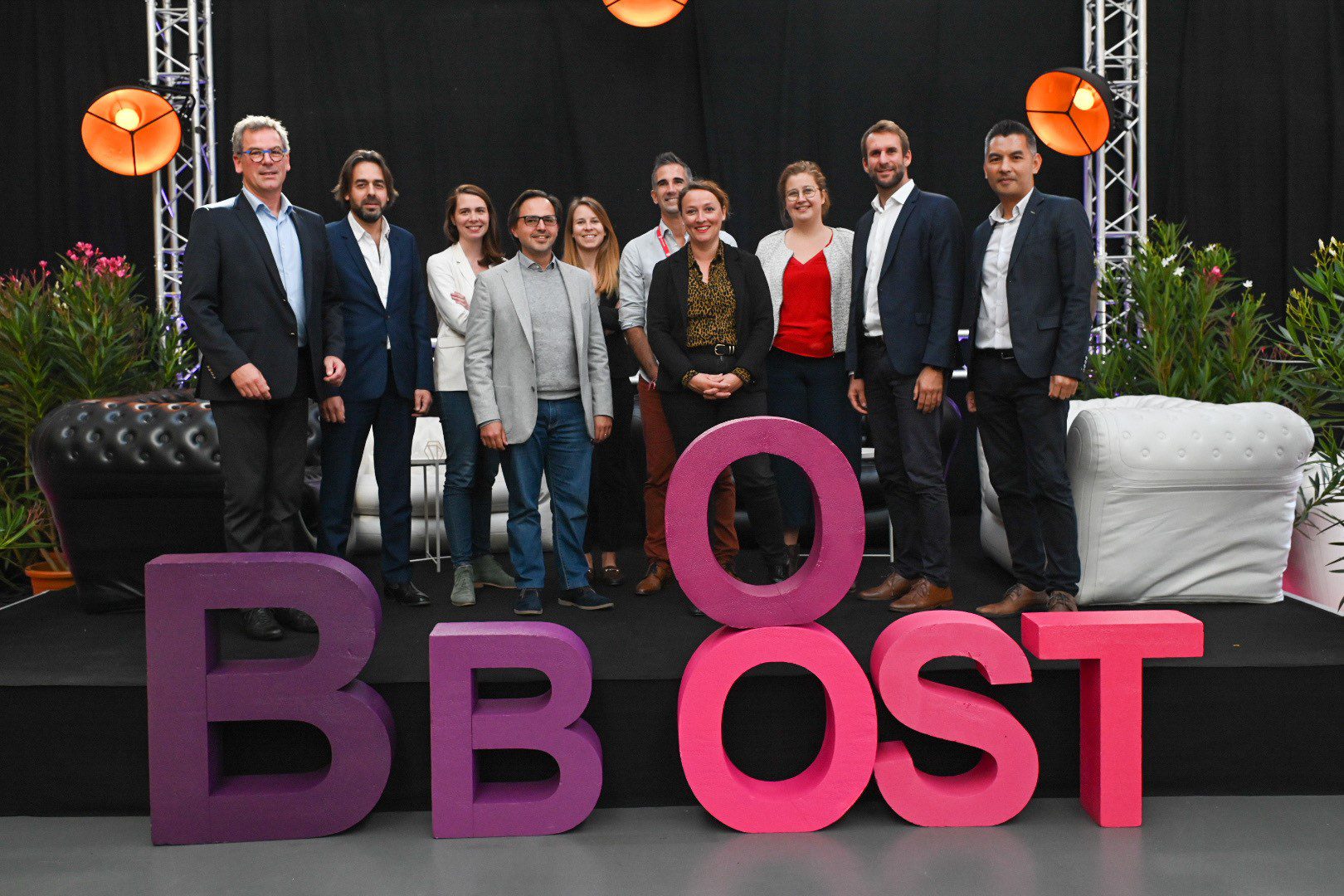 Photo du Salon B-Boost La Rochelle 2021 où était présentée la Plateforme de données territoriales La Rochelle Territoire Zéro Carbone pour laquelle onepoint a été choisie pour réaliser l'interface utilisateur