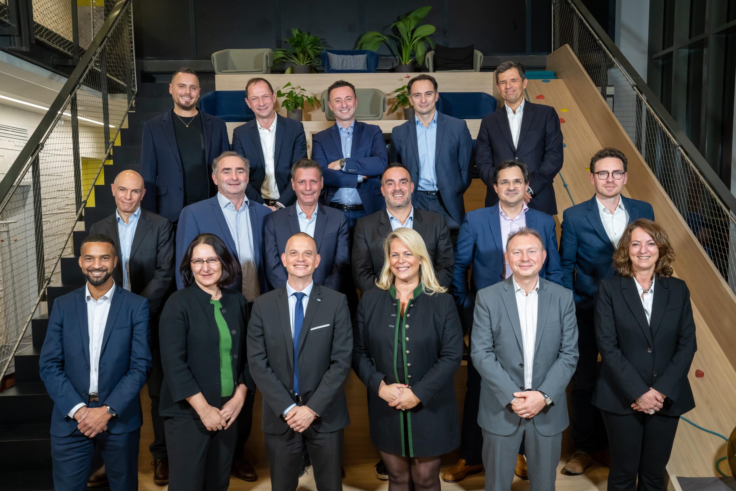 Photo de groupe des nouveaux Partners que onepoint accueille en 2021