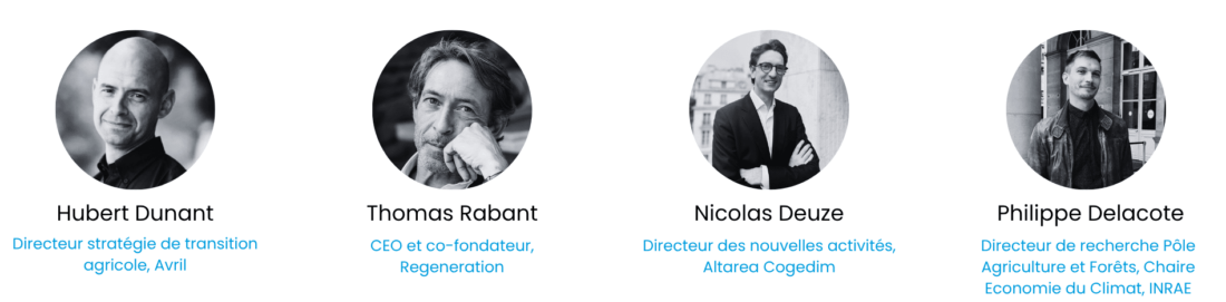 Speakers table ronde cultiver l’avenir agricole